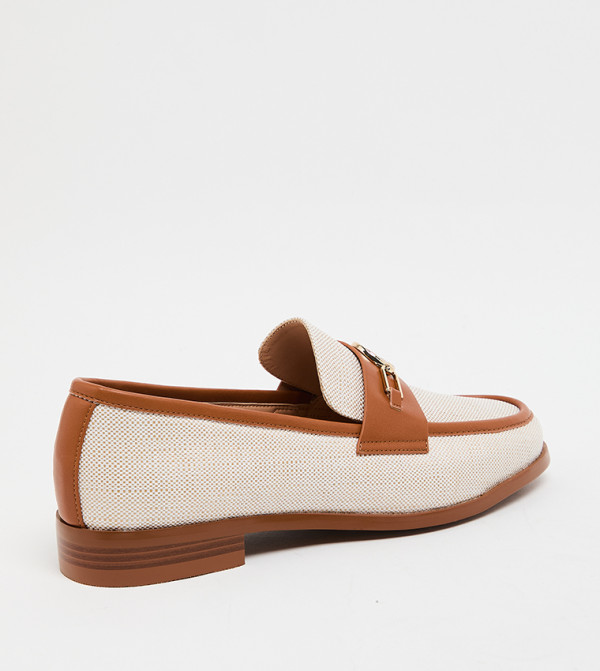 Nine West  Loafers & Mocassins - Beige Loafers & Mocassins