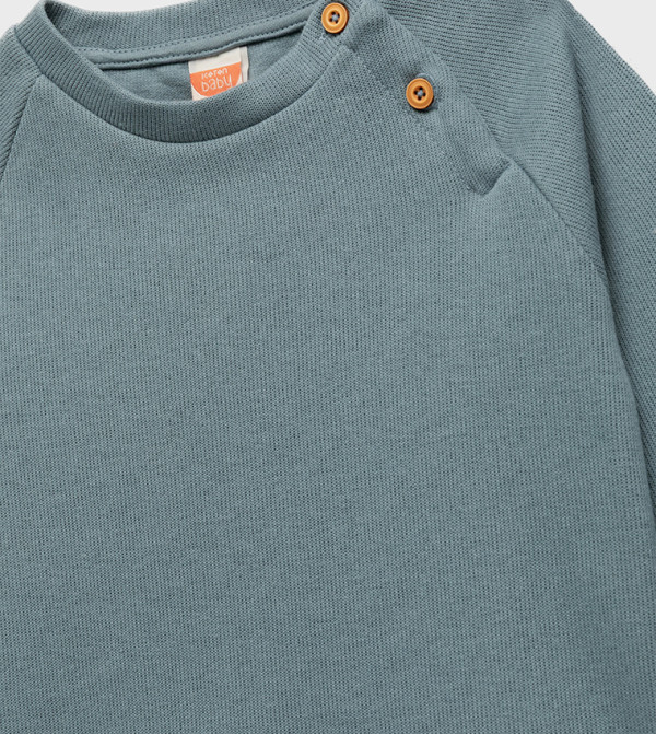 Koton  Winterwear & Outerwear - Blue Sweatshirts
