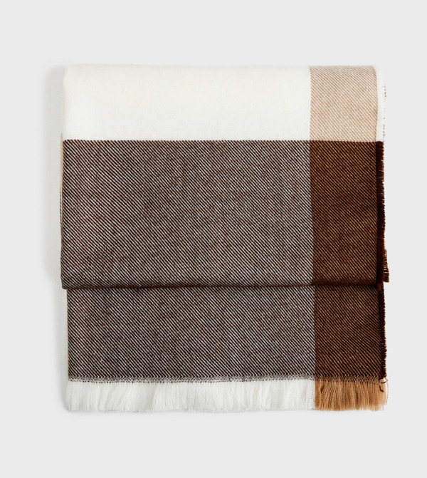 Koton  Scarves - Brown Blanket Scarves