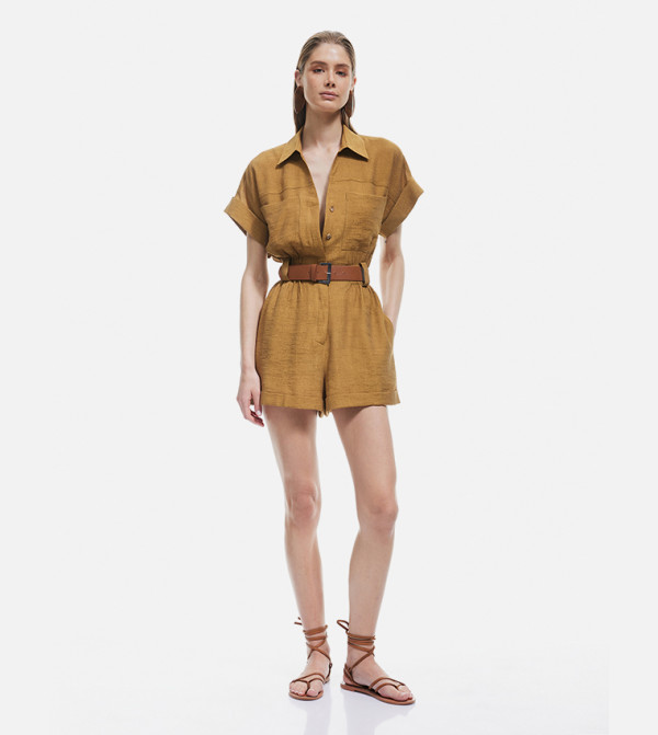 كوتون  دنغري و أوفرهولات  - أخضر Dungarees & Overalls