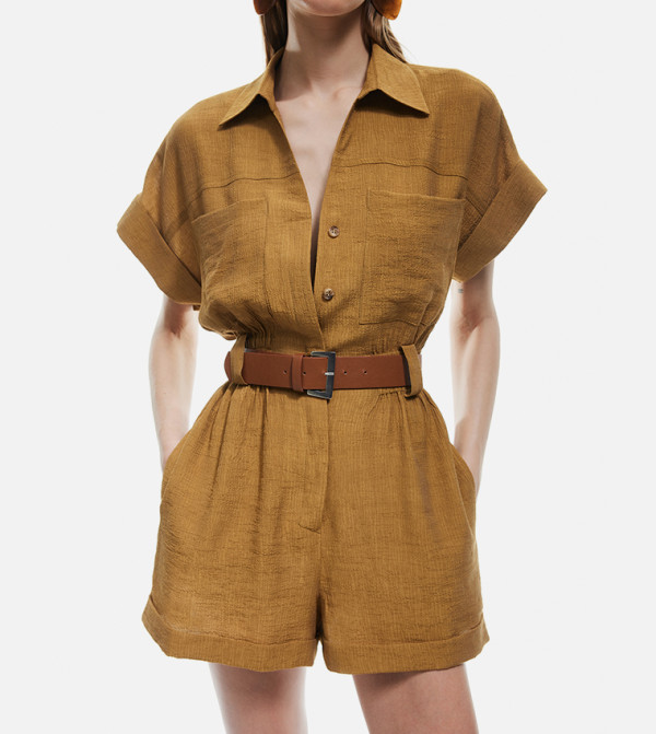كوتون  دنغري و أوفرهولات  - أخضر Dungarees & Overalls