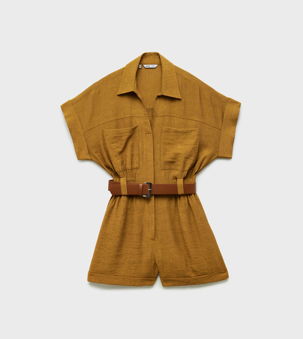 كوتون  دنغري و أوفرهولات  - أخضر Dungarees & Overalls