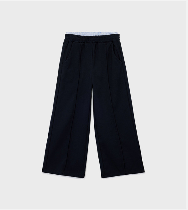 كوتون  السراويل - كحلي السراويل