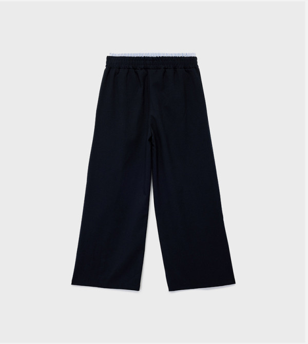 كوتون  السراويل - كحلي السراويل