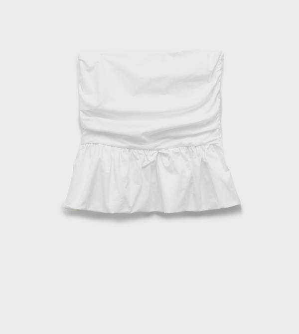 Koton  Sleeveless Tops - White Sleeveless Tops