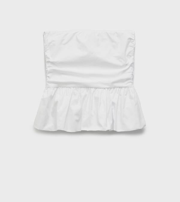 Koton  Sleeveless Tops - White Sleeveless Tops