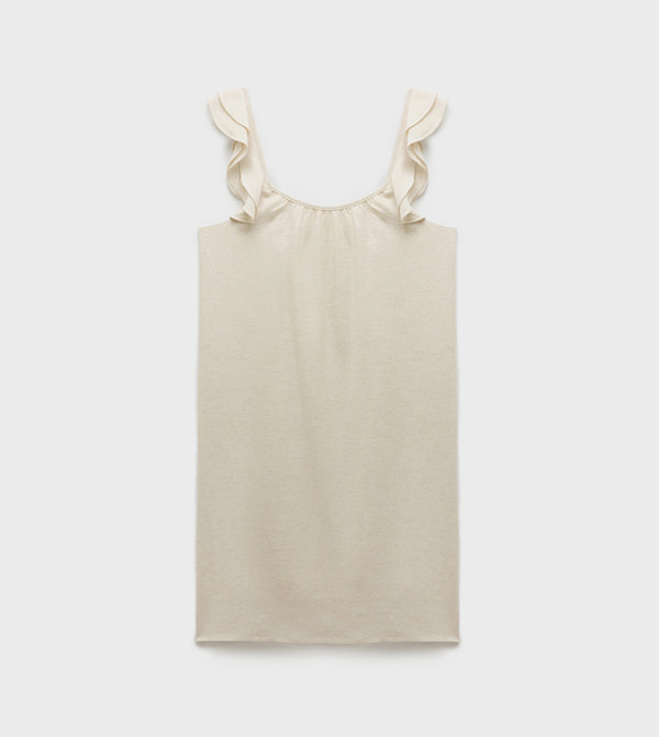 Koton  Mini Dresses - Beige Mini Dresses
