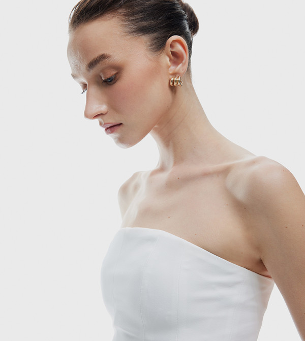 Koton  Clothing - White Sleeveless Tops