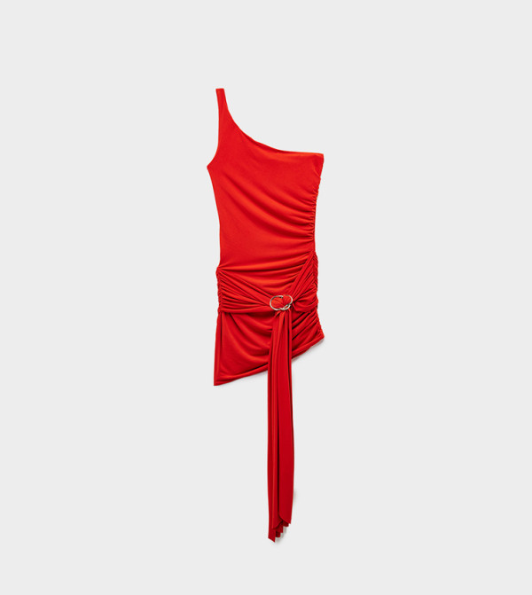 كوتون  warm-hues-w - أحمر Mini Dresses