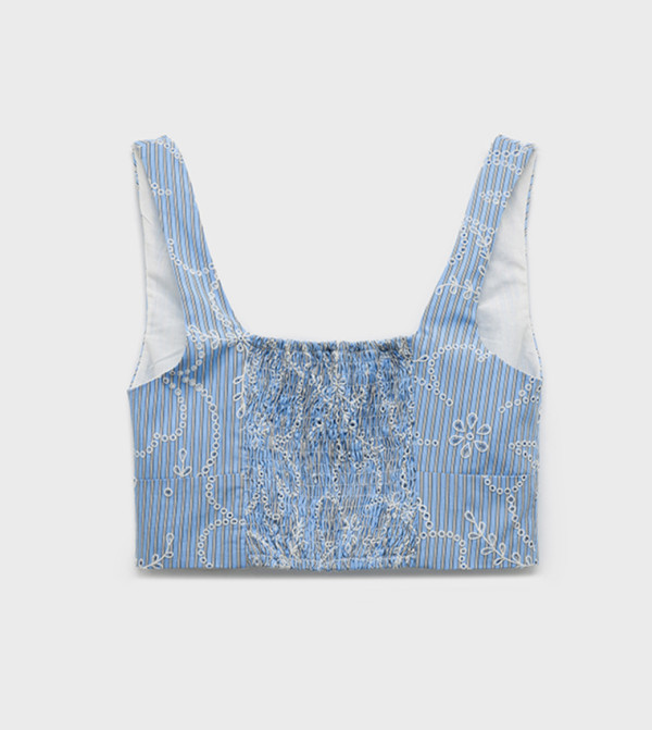 Koton  Cropped Tops - Blue Cropped Tops
