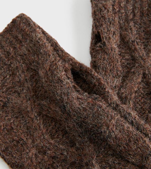 Koton  Gloves - Brown Knit