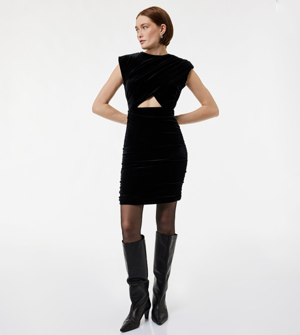 Koton Mini Dresses - BLACK Mini Dresses