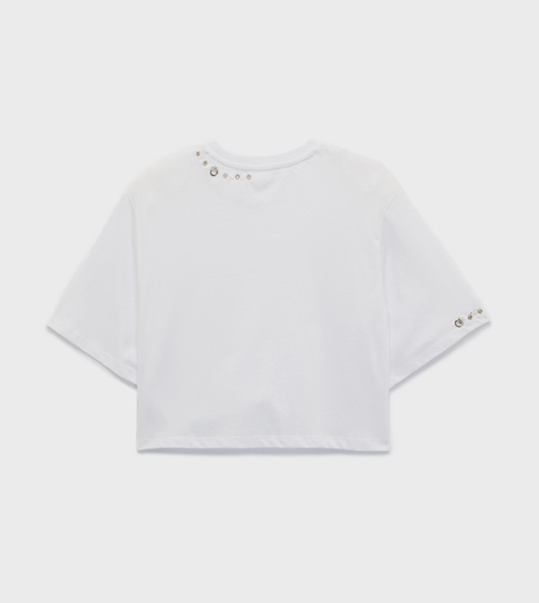 Koton Koton - White Short Sleeve T-Shirts