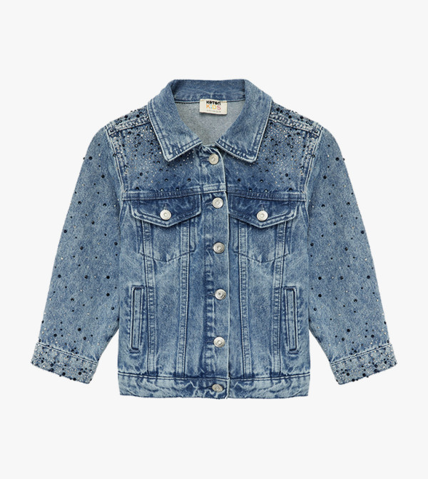 Koton  Winterwear & Outerwear - Blue Jackets