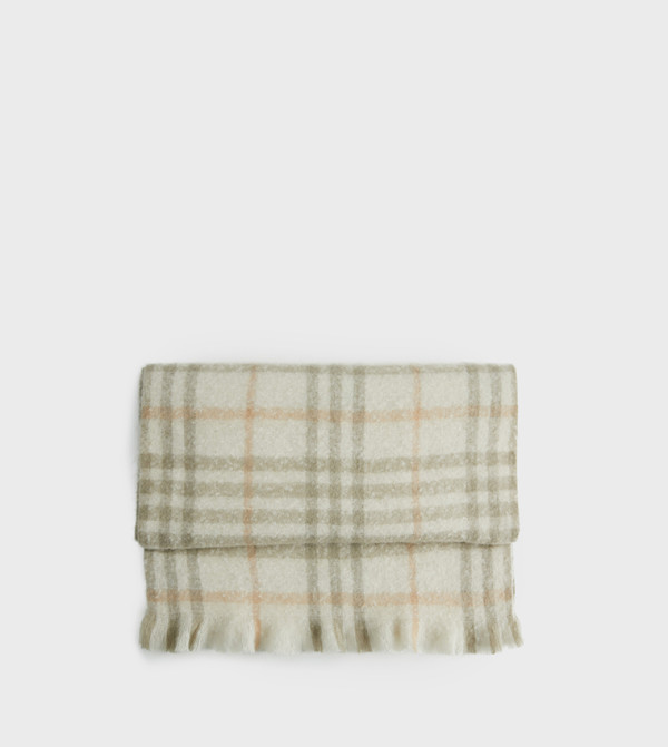 كوتون  أوشحة - بيج Blanket Scarves