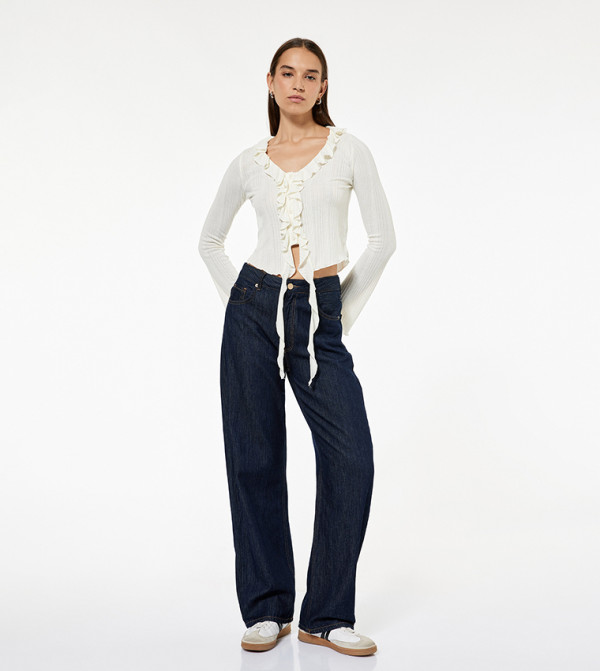 كوتون  romance-lace-edits - بيج Casual Tops