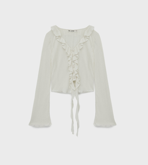 كوتون  romance-lace-edits - بيج Casual Tops