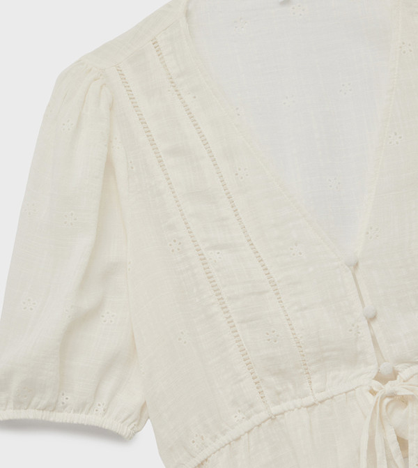 كوتون كوتون - بيج Cropped Tops