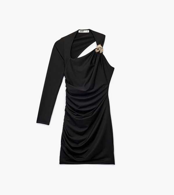 كوتون  فساتين ميني  - أسود Mini Dresses