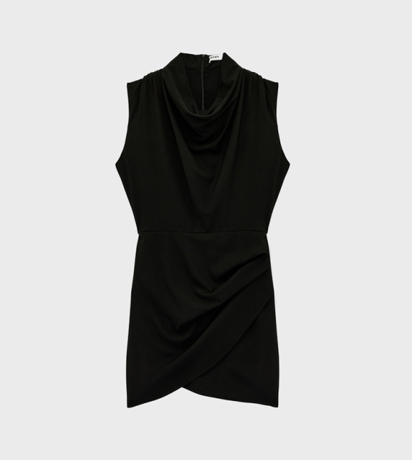 Koton  satin-going-out - BLACK Mini Dresses