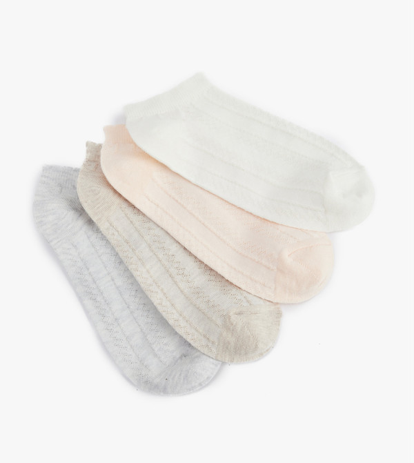 كوتون  جوارب   - متعدد Ankle Length Socks