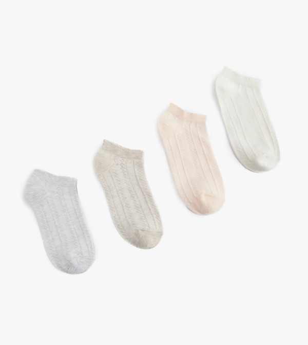 كوتون  جوارب   - متعدد Ankle Length Socks
