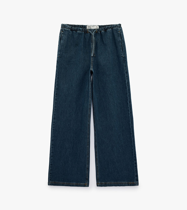 كوتون  بناطيل جينز - كحلي مزرق  Straight Jeans