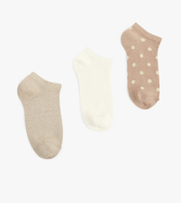 كوتون  جوارب للكاحل  - متعدد Ankle Length Socks