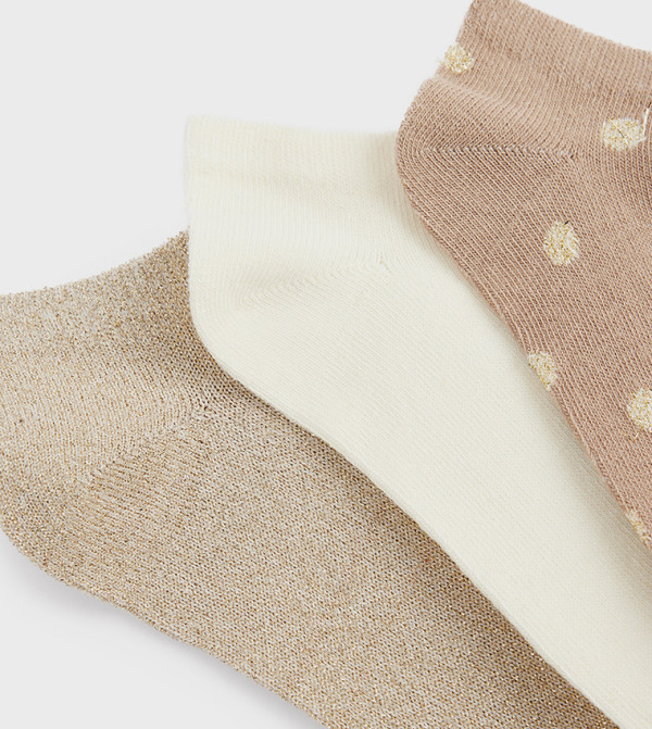 كوتون  جوارب للكاحل  - متعدد Ankle Length Socks