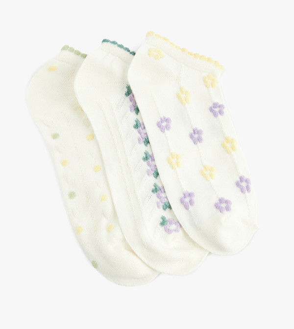 كوتون  جوارب للكاحل  - بيج Ankle Length Socks