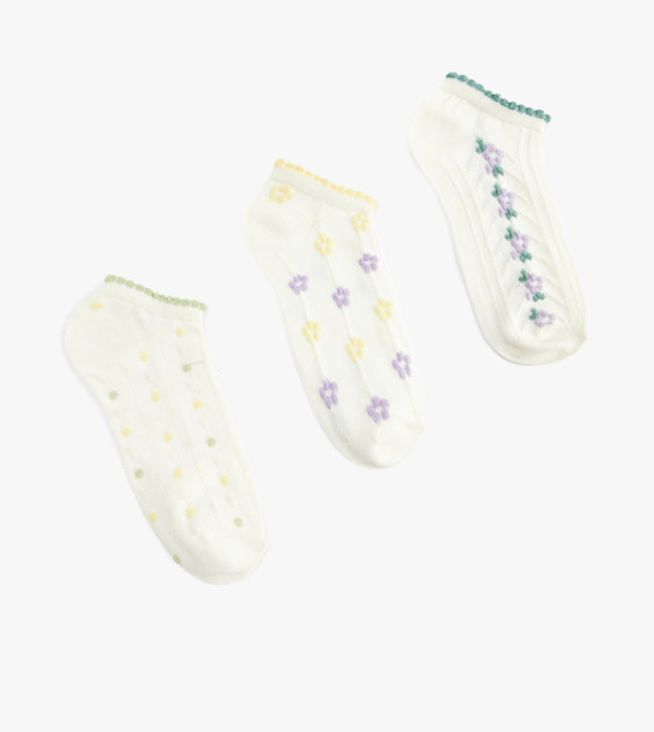 كوتون  جوارب للكاحل  - بيج Ankle Length Socks
