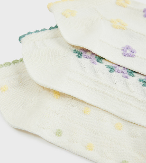 كوتون  جوارب للكاحل  - بيج Ankle Length Socks