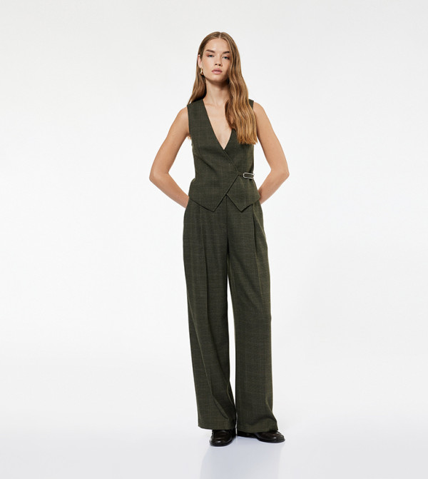 Koton  summer-tailoring - Khaki Waistcoats