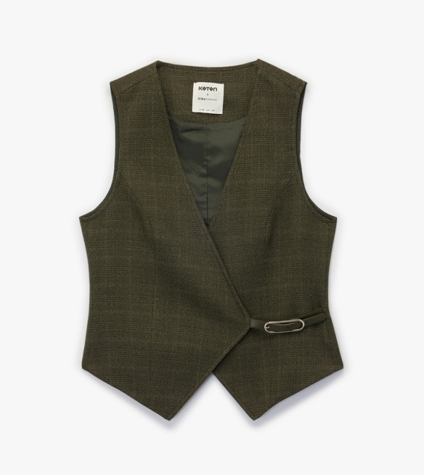 Koton  summer-tailoring - Khaki Waistcoats
