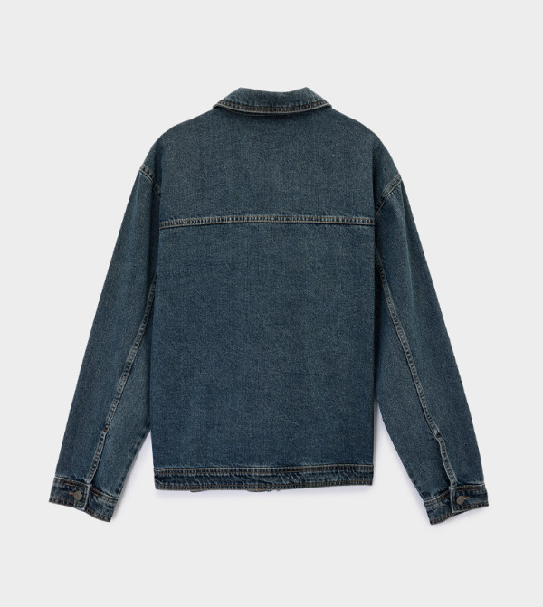 Koton Denim Jackets - Blue Denim Jackets