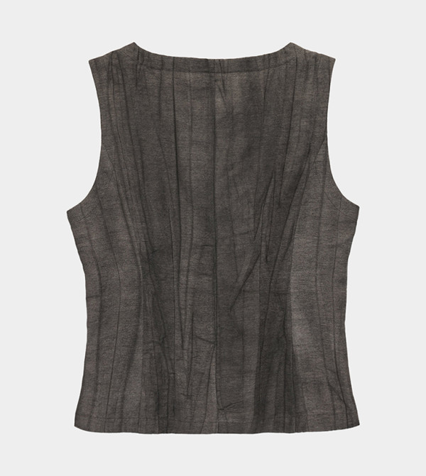 Koton  Clothing - Grey Sleeveless Tops