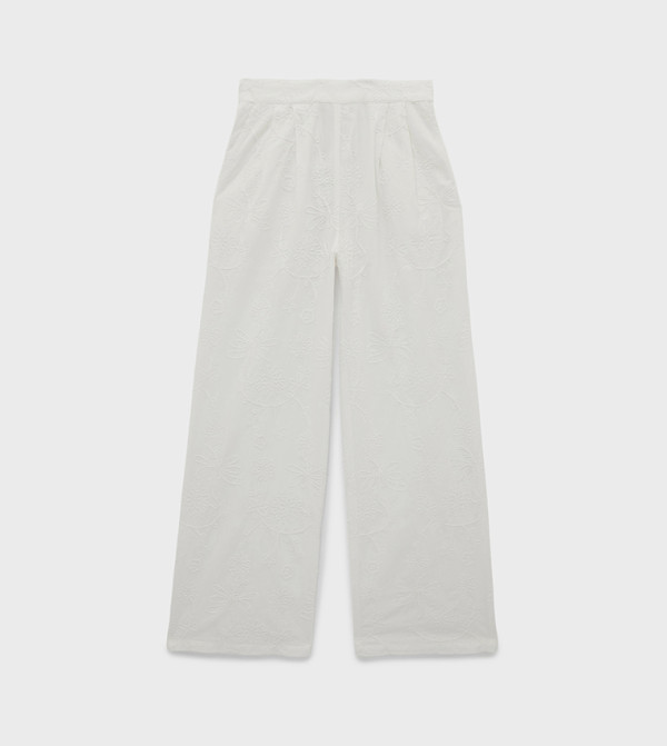 Koton Pants & Leggings - White Casual Pants