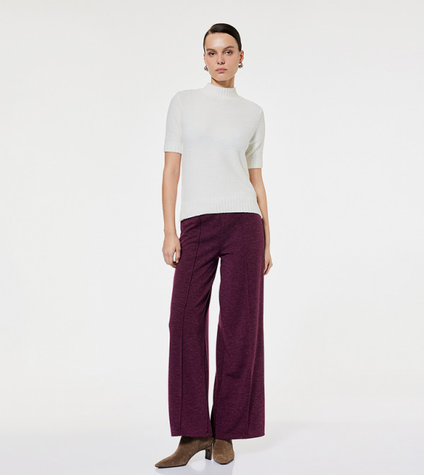 Koton  comfy-edit - Burgundy Casual Pants