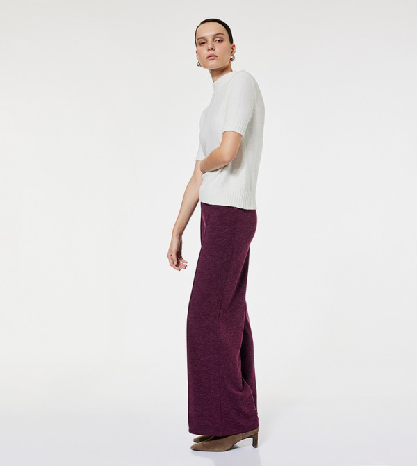 Koton  comfy-edit - Burgundy Casual Pants