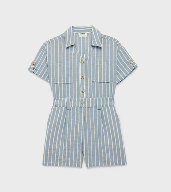 Koton  Onepiece & Bodysuits - Blue Winter Wear Onesies & Romper