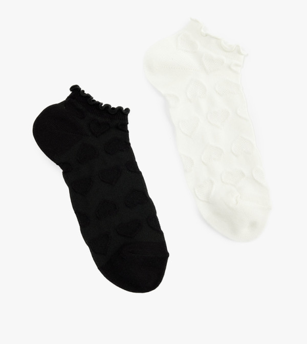كوتون  جوارب للكاحل  - متعدد Ankle Length Socks