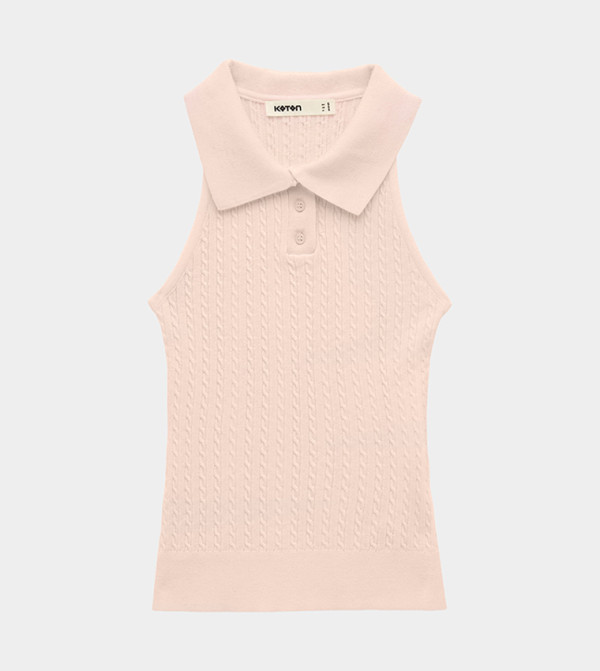 Koton Koton - Pink Sleeveless Tops