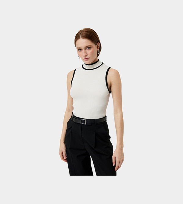 Koton Koton - Beige Sleeveless Tops