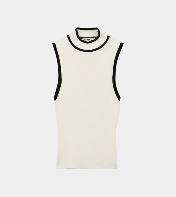 Koton Koton - Beige Sleeveless Tops