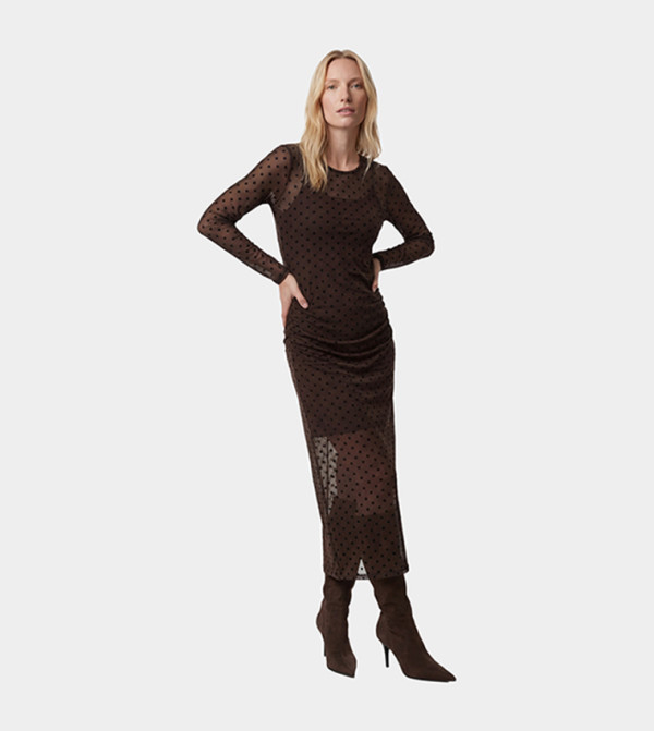 Koton  Midi Dresses - Brown Midi Dresses