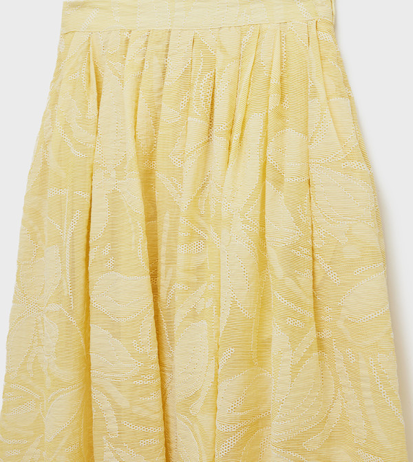 Koton  Midi Skirts - Yellow Midi Skirts
