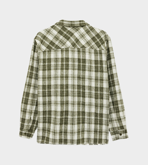 Koton Shirts - Khaki Long Sleeves