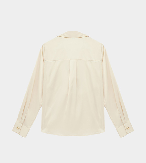 Koton  satin-going-out - Beige Casual Tops