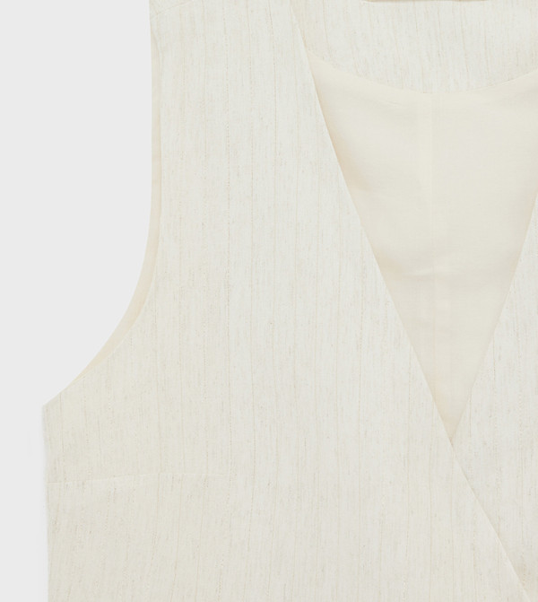 Koton  warm-hues-w - Beige Sleeveless Tops
