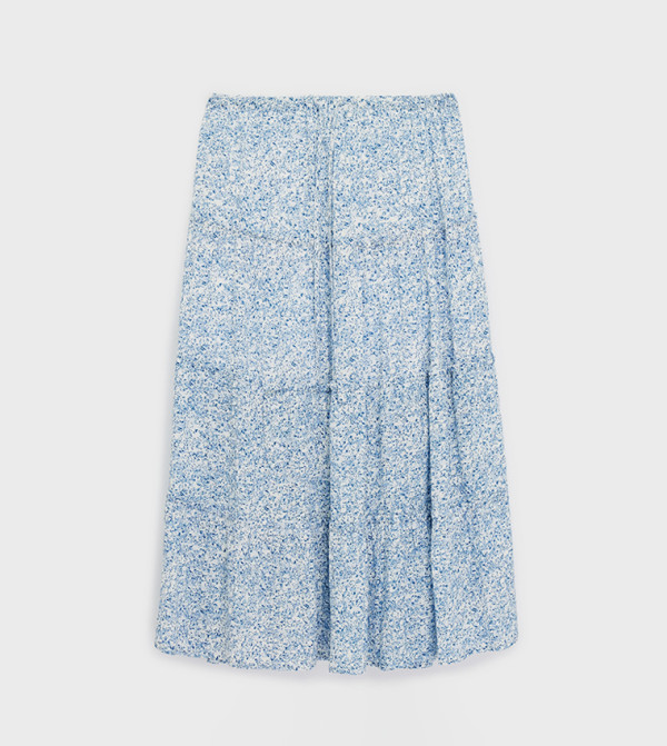 كوتون  تنانير طويلة - أزرق Maxi Skirts